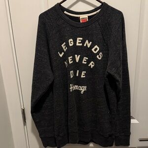 HOMAGE Charcoal Gray Crewneck Sweater